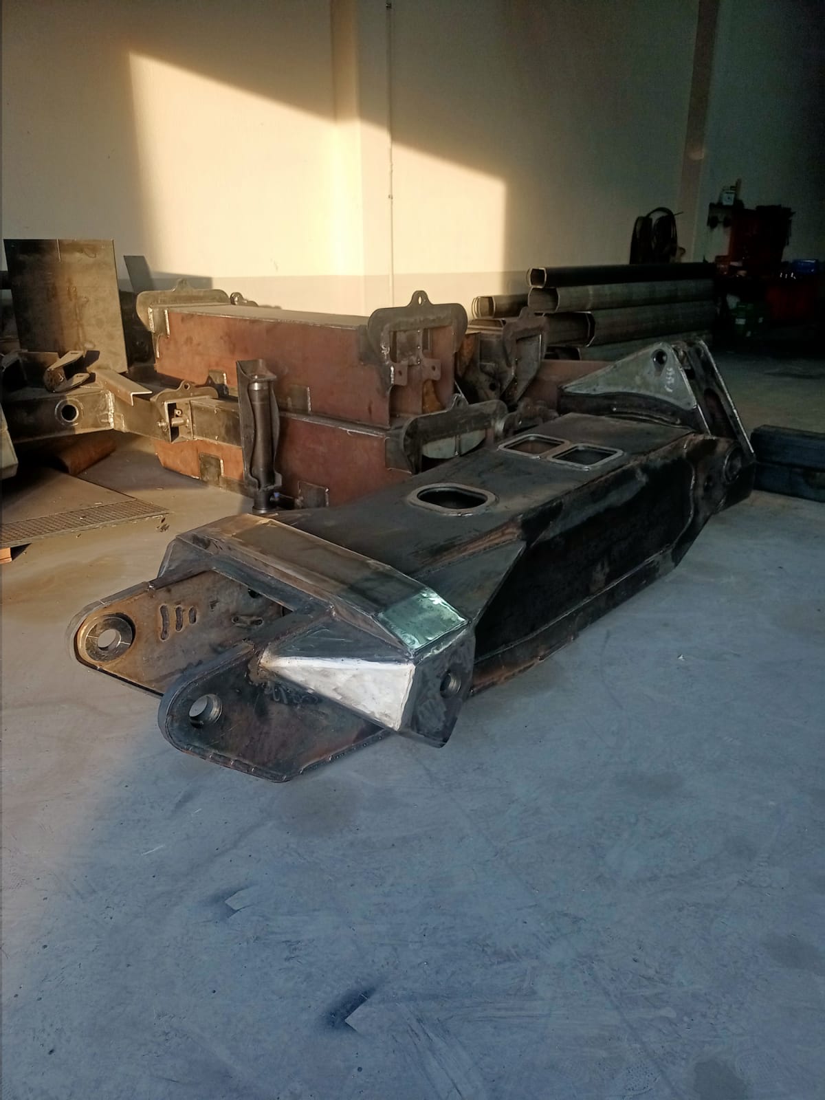 35 ton vinç ana bom parçalarının imalat aşaması